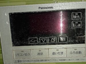 エコキュート操作パネル